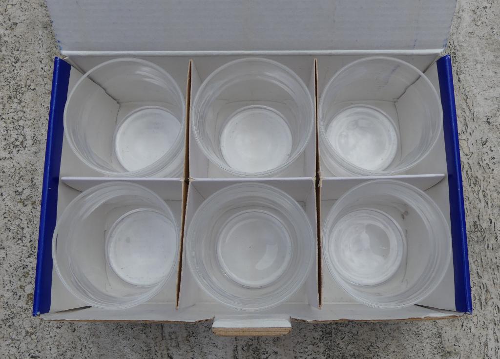 Nieuwe Arabia Wartsila Prisma Glas Set 6 Glazen in de doos, Glas of Glazen, Nieuw, Ophalen of Verzenden, Glas