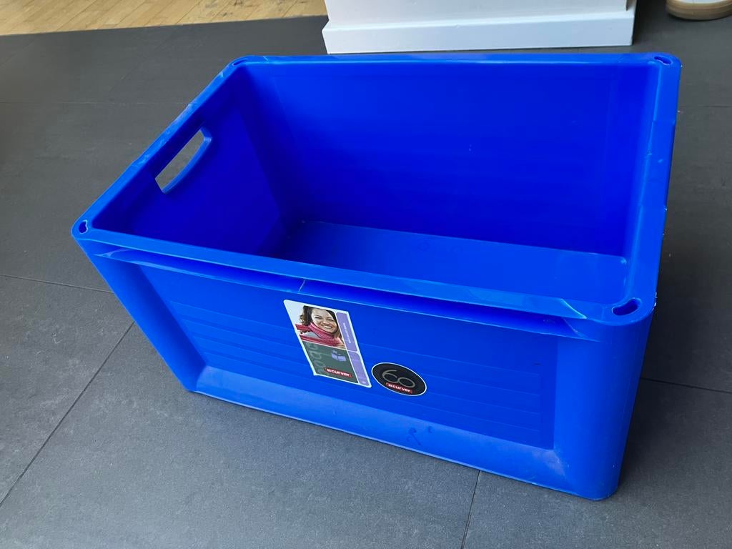 Opbergvak plastic stevig, Ophalen, 40 tot 60 cm, Minder dan 35 cm, Doos