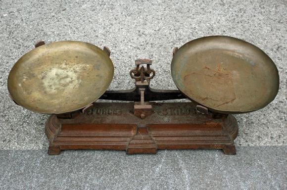 Franse weegschaal, Ophalen of Verzenden