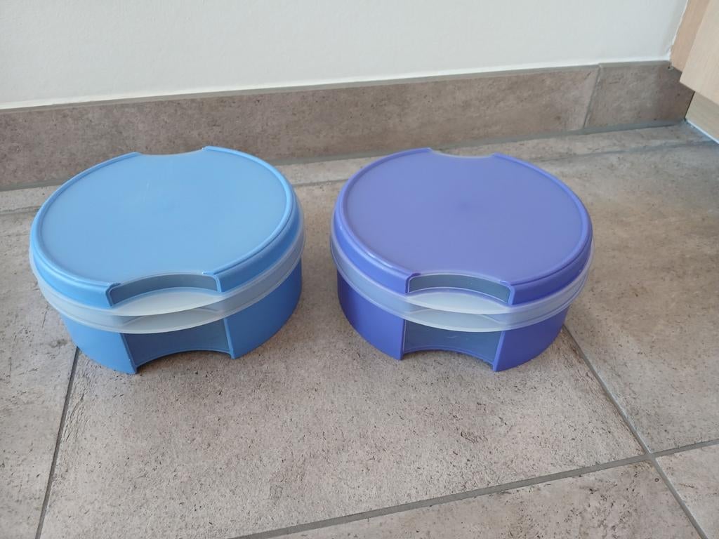 Tupperware zoetdoos, koektrommel, vensterbus, snoeptrommel, Huis en Inrichting, Keuken | Tupperware, Ophalen of Verzenden, Zo goed als nieuw