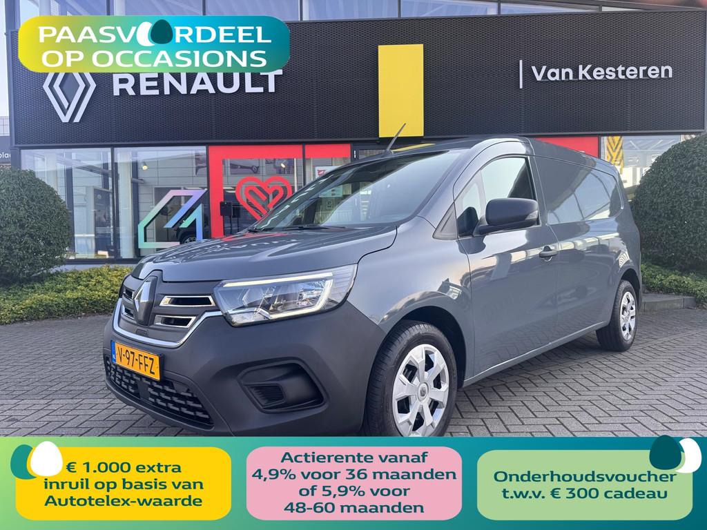 Renault Kangoo Van Electric L2 22kW AC | 80kW DC-Lader |CAM, Stof, Gebruikt, Zwart, Renault