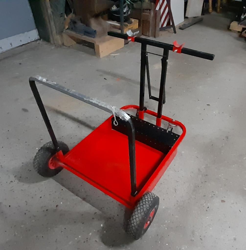 Stevige Kart Trolley - Rood, Ophalen of Verzenden, Gebruikt, Onderdelen Kart