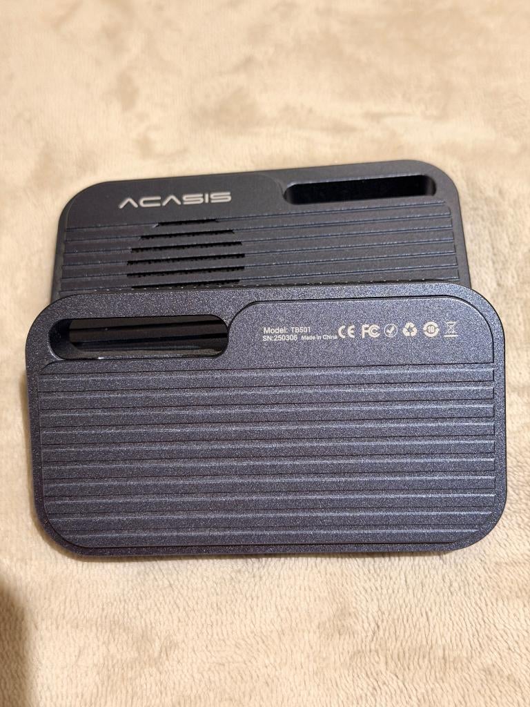 Samsung 990 Pro 4TB & Thunderbolt 5 enclosure, Computers en Software, Harde schijven, Ophalen, Thunderbolt, SSD, Zo goed als nieuw