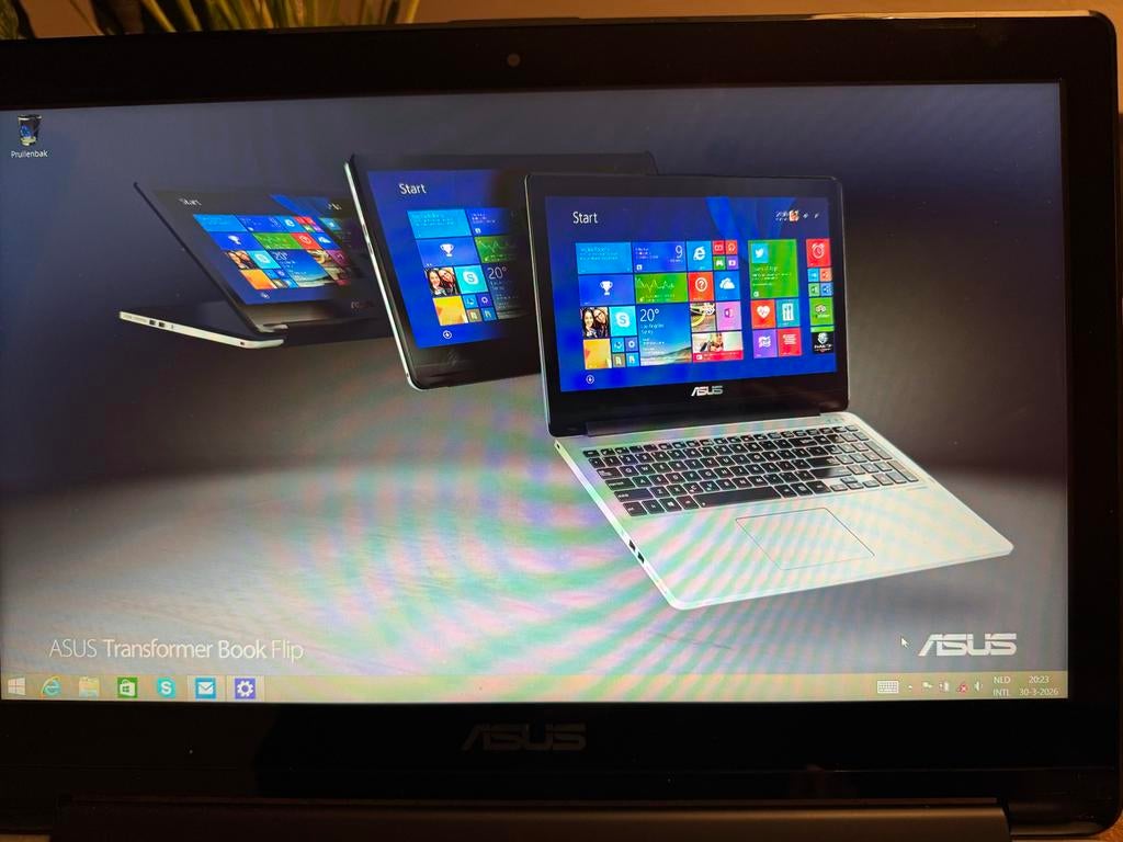 Asus laptop met touchscreen, Computers en Software, Ophalen, Zo goed als nieuw, Qwerty, Met touchscreen