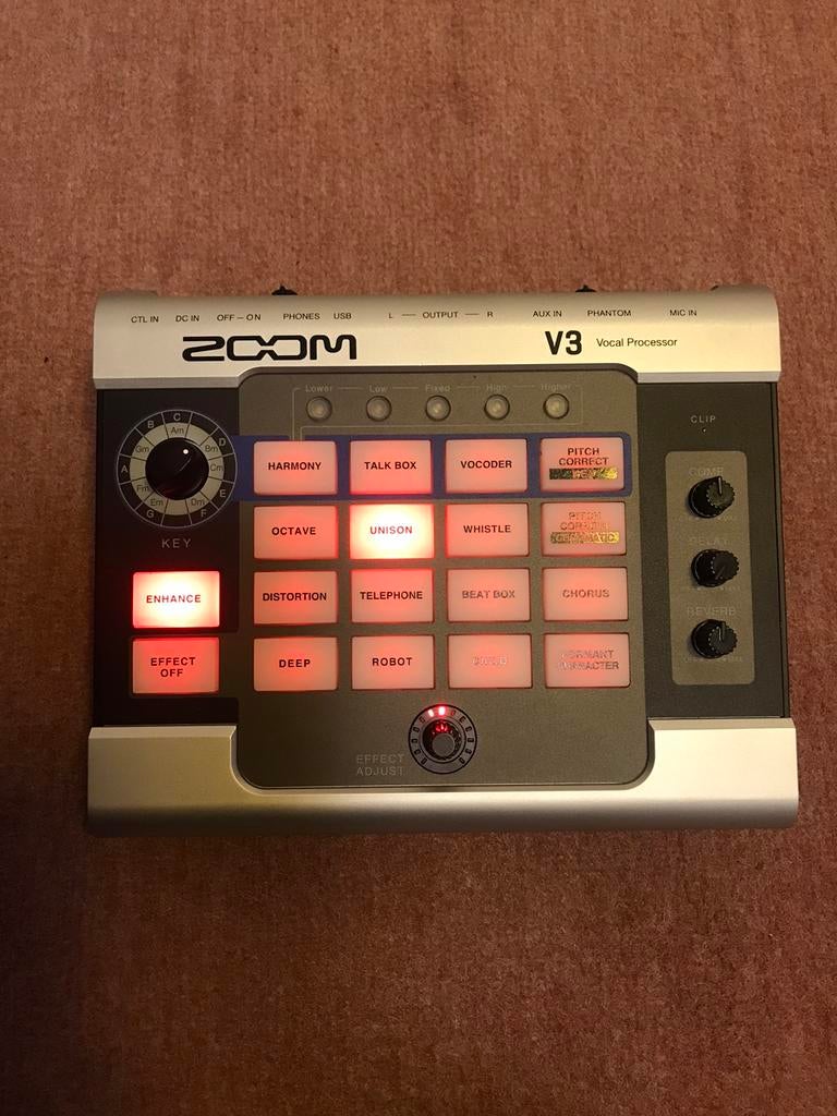 Zoom V3 Vocal processor, Ophalen of Verzenden, Zo goed als nieuw, Delay of Echo