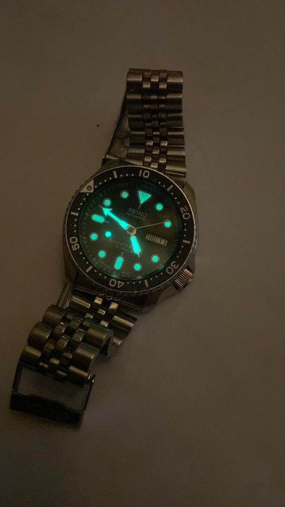 Seiko automatic divers 21 juwels horloge ruilen  voor fiets, Ophalen of Verzenden, Zo goed als nieuw, Staal, Seiko