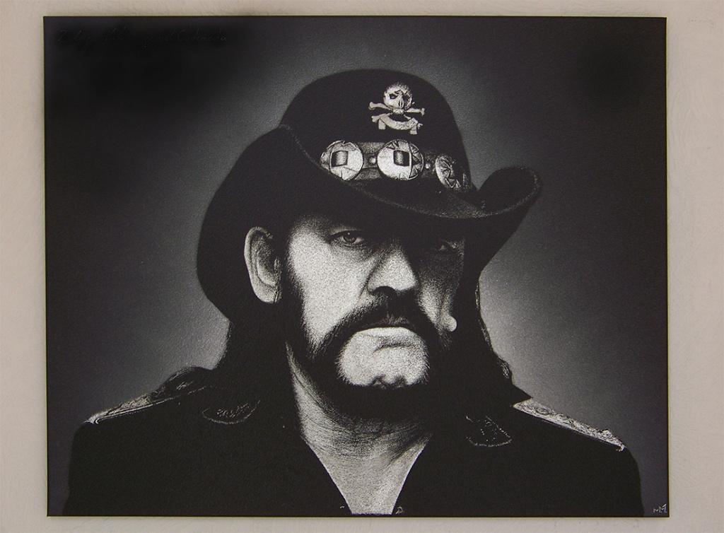 Lemmy Motorhead Gesneden Beeld Gravure, Ophalen of Verzenden