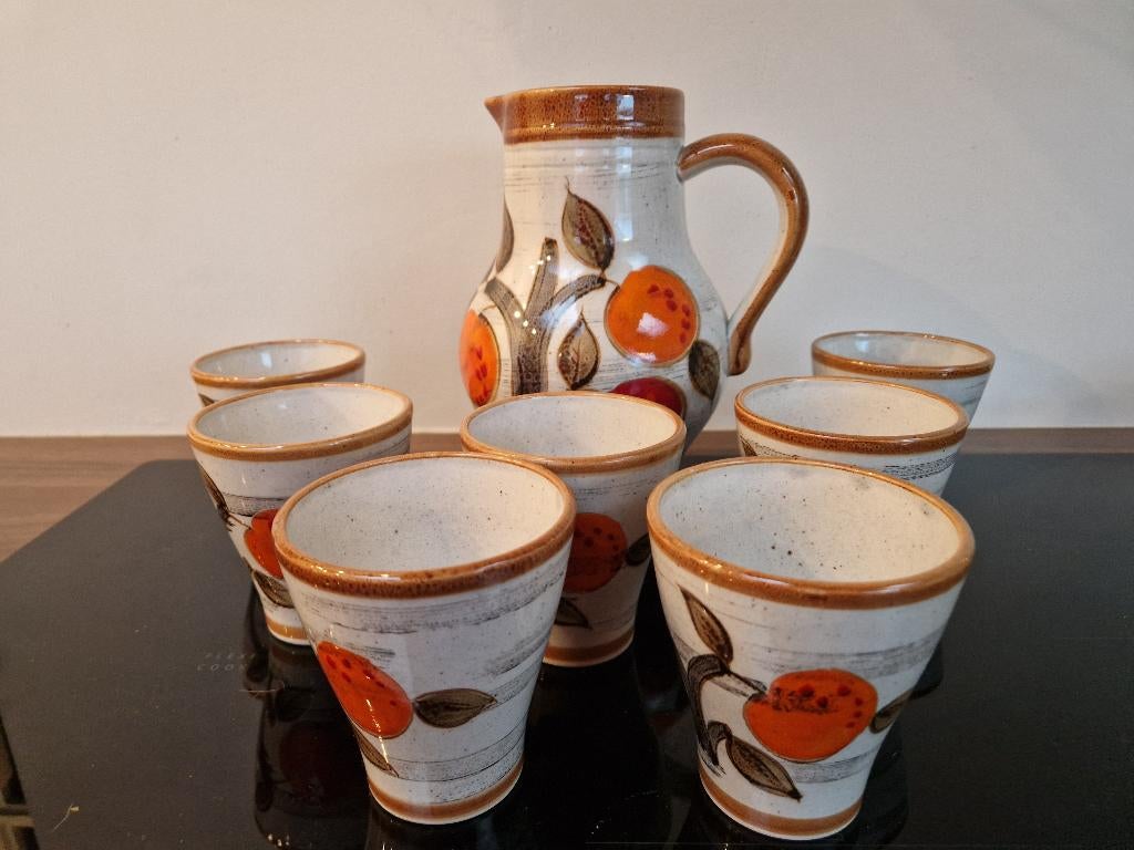 SMF Schramberg - Drinkset - Mandarin - Aardewerk, Ophalen of Verzenden