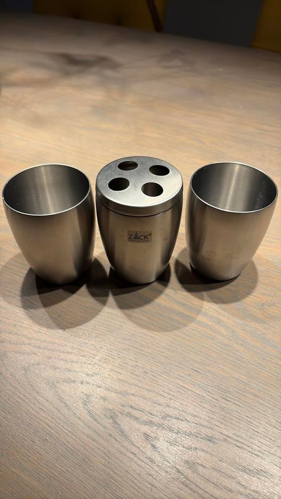 ZACK bekers badkamer, Ophalen of Verzenden, Zo goed als nieuw