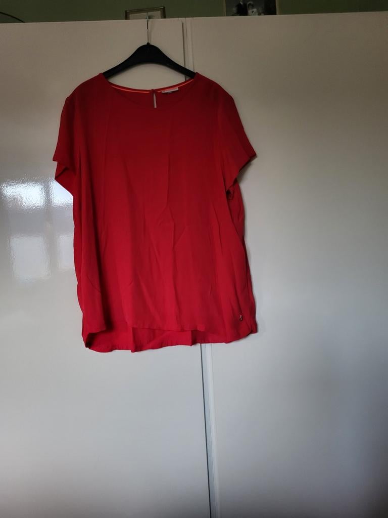 STREET ONE..LEUK ROOD SHIRT, Verzenden, Zo goed als nieuw, Korte mouw, Rood