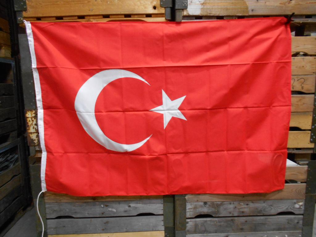 Scheepsvlag Shipmate vlag Turkije Ca 100x150 cm, Ophalen of Verzenden, Zo goed als nieuw