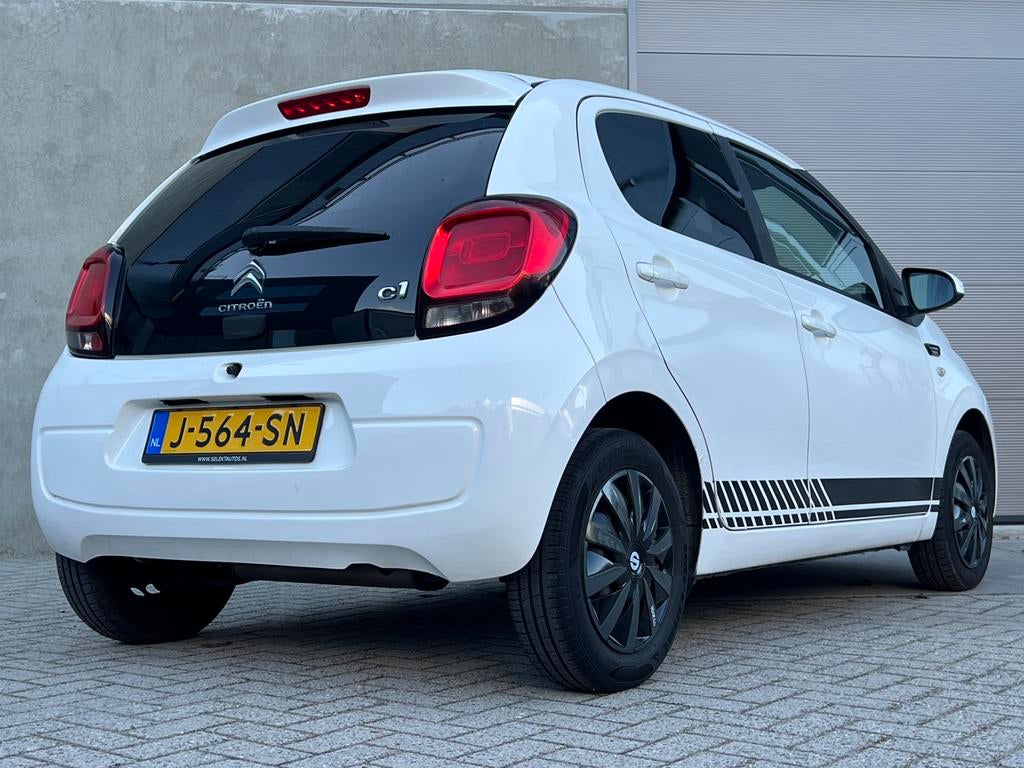 Nette Citroen C1 1.0 69PK Vti 5-Deurs / Airco / Apk / 2014!, Stof, 4 stoelen, C1, Wit