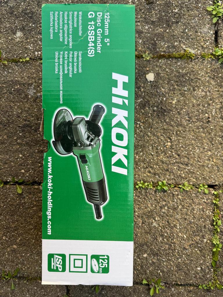 Hikoki G13SB4(S) Slijptol, Ophalen of Verzenden, Zo goed als nieuw, Minder dan 700 watt, Haakse handslijpmachine