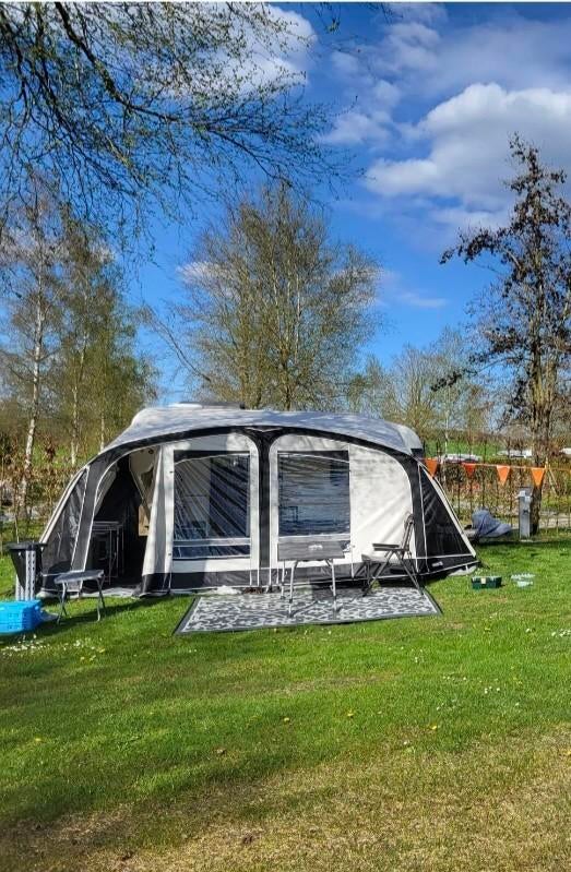 Unico Bologna voortent maat 8 champagne/zwart, Caravans en Kamperen, Ophalen