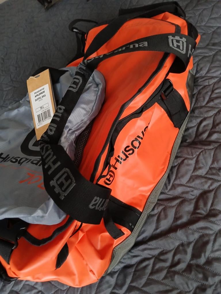 Husqvarna Eplorer Duffel tas 70 ltr. NIEUW, Ophalen, 40 tot 60 cm, 30 cm of meer, Oranje