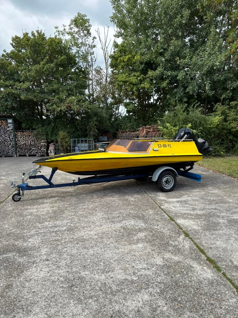 Speedboot met evenrude 40 pk, Ophalen of Verzenden, Overige typen, Motorboot