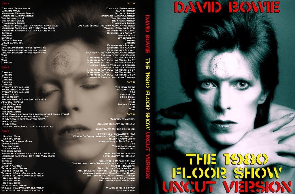 David Bowie the 1980 floor show outtakes 6 DVD Box, Alle leeftijden, Verzenden, Nieuw in verpakking, Muziek en Concerten