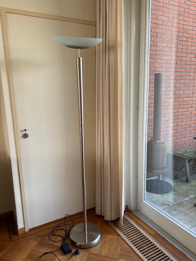 staande sfeerlamp met dimmer, Ophalen, Zo goed als nieuw, Glas, 150 tot 200 cm
