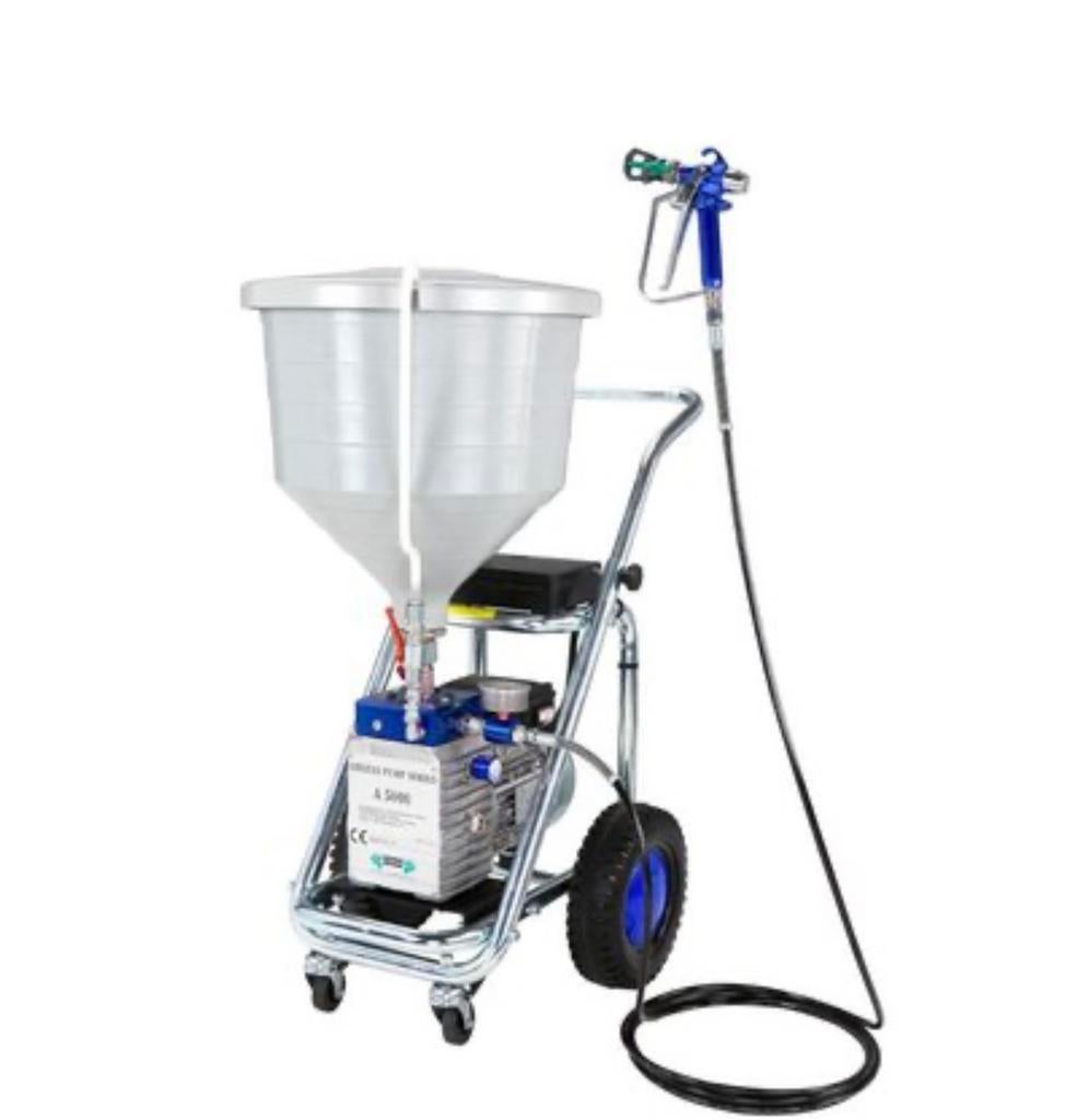 verfspuit te huur, Ophalen of Verzenden, Zo goed als nieuw