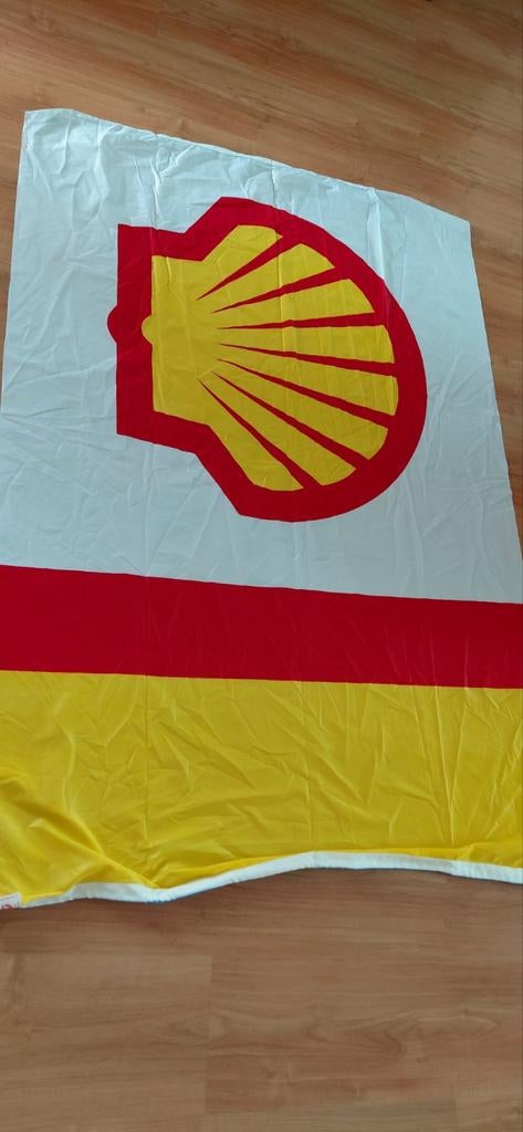 Shell vlag groot 98x145cm, Ophalen of Verzenden