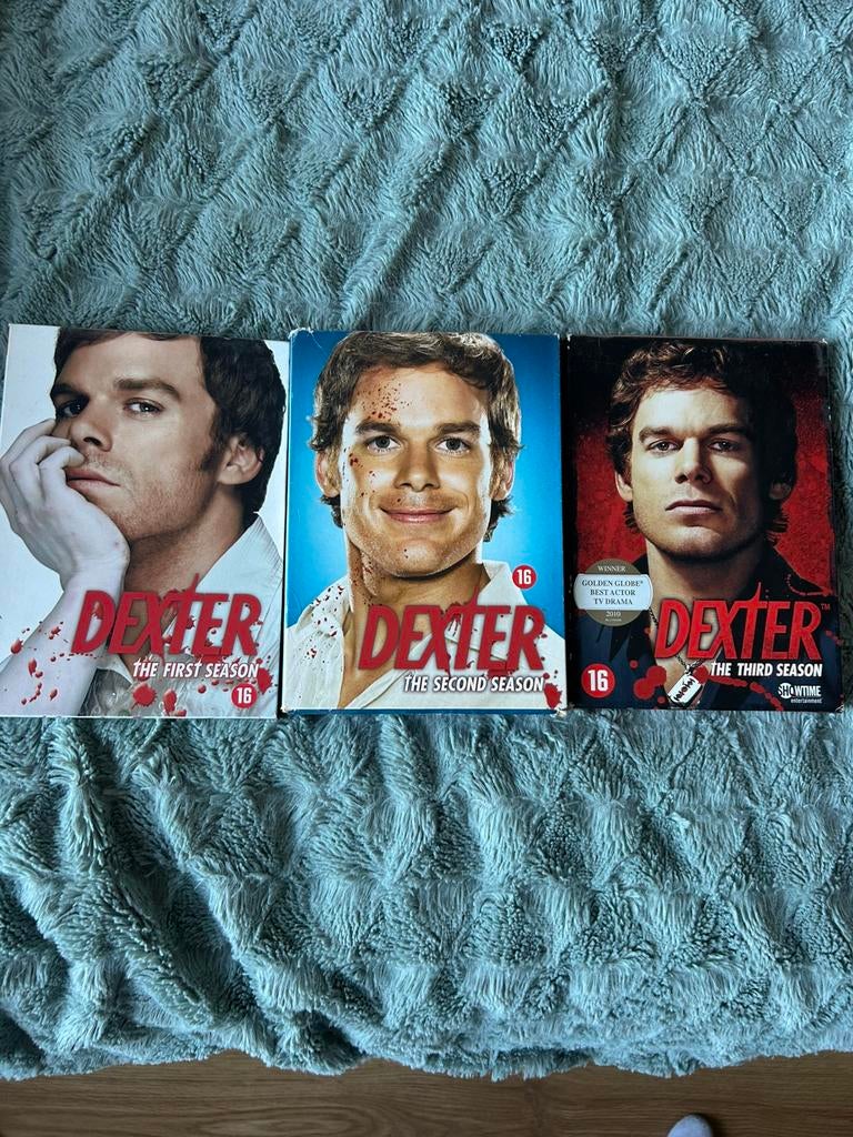 Dexter seizoen 1, 2 en 3, Cd's en Dvd's, Dvd's | Tv en Series, Zo goed als nieuw, Actie en Avontuur, Boxset, Vanaf 16 jaar, Ophalen of Verzenden