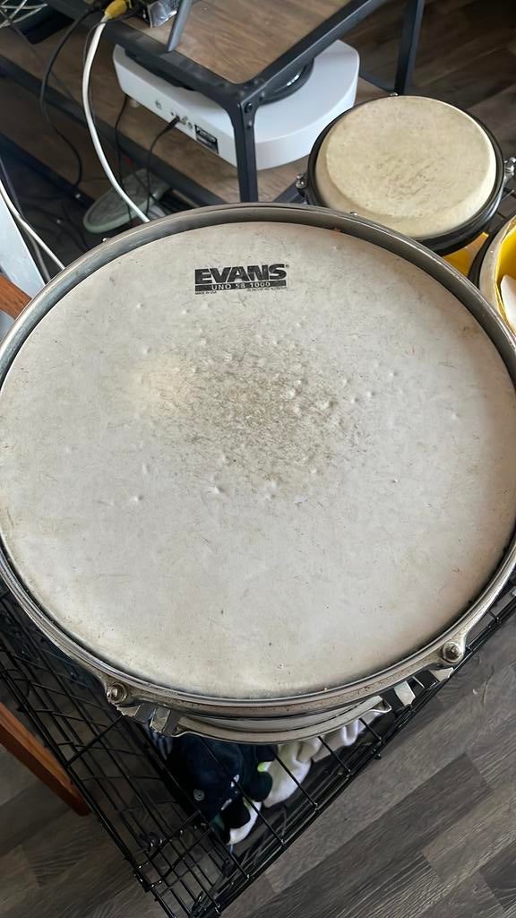 Pearl marching snare drum te koop – met Evans vel, Ophalen, Gebruikt