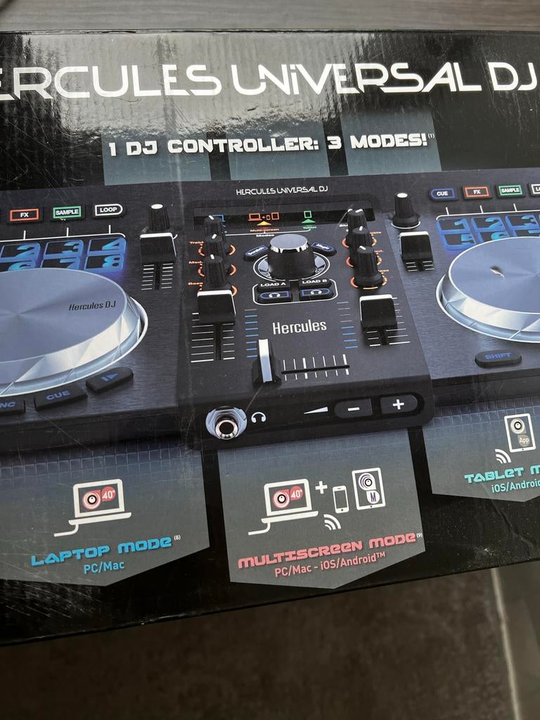 Hercules DJ Universal Controller - 3 modi, Muziek en Instrumenten, Dj-sets en Draaitafels, Ophalen of Verzenden, Zo goed als nieuw