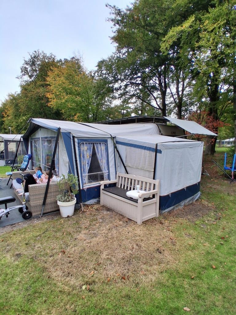 Dorema Malta Vario 350 Voortent - Maat 11 (900-925 cm), Caravans en Kamperen, Voortenten en Luifels, Ophalen, Gebruikt, Dorema