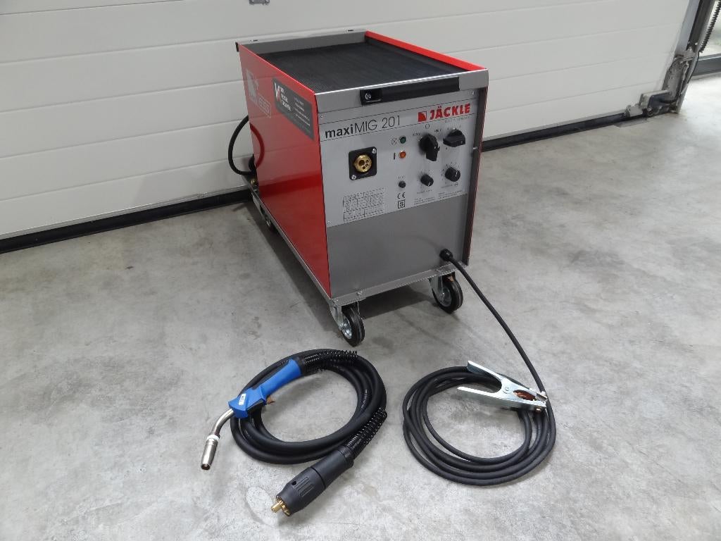 NIEUW Mig/Mag lasapparaat Jackle Maxi Mig 201 230/380 volt, Ophalen of Verzenden, Nieuw, 150 tot 250 ampère, Co2