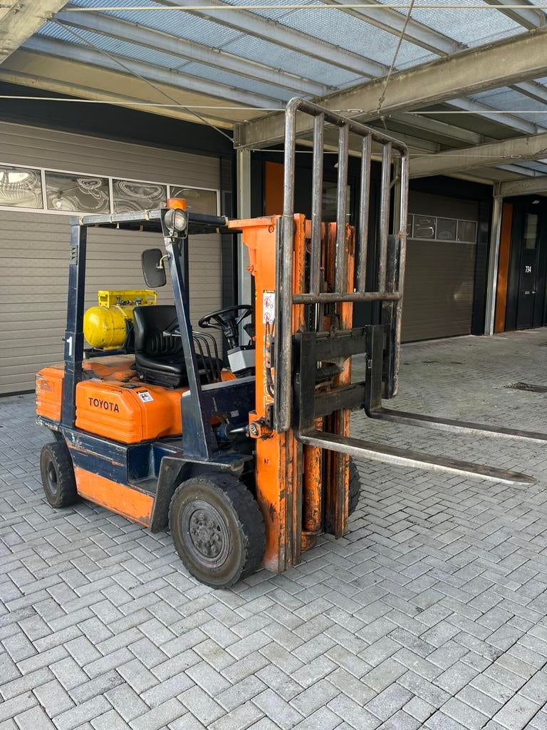 Toyota 2.5 tons heftruck lpg, 2000 tot 3000 kg, Ophalen of Verzenden, LPG, Heftruck