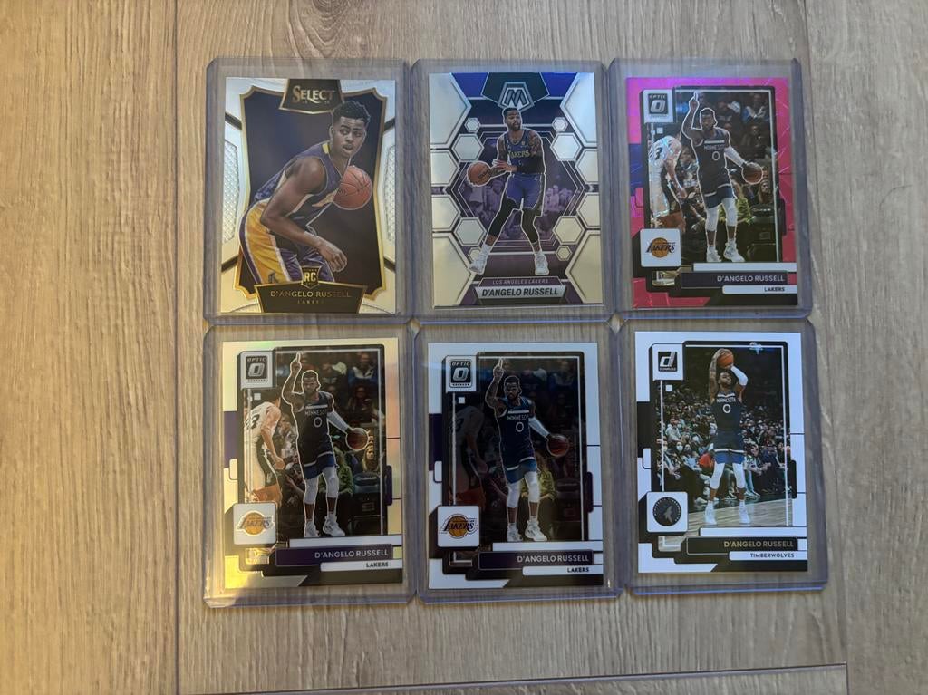 Panini NBA Los Angeles Lakers Basketball Kaarten Lot, Ophalen of Verzenden, Zo goed als nieuw, Meerdere kaarten