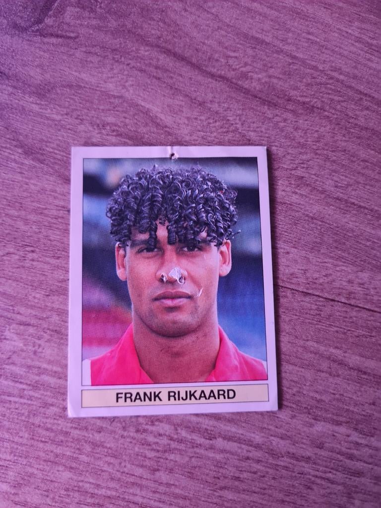 Panini WK 1994 USA Sticker Frank Rijkaard #F, Verzamelen, Stickers, Gebruikt, Sport, Ophalen of Verzenden