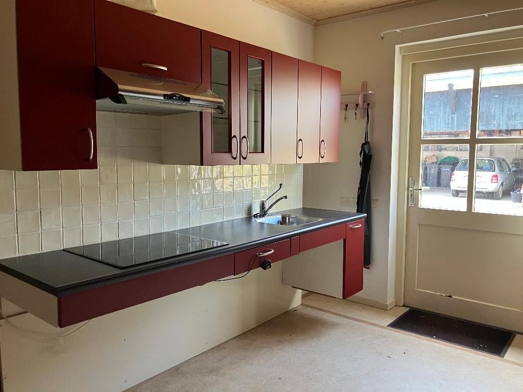 hoog laag keuken, Ophalen, Enkelwandige keuken, Zo goed als nieuw, Kunststof