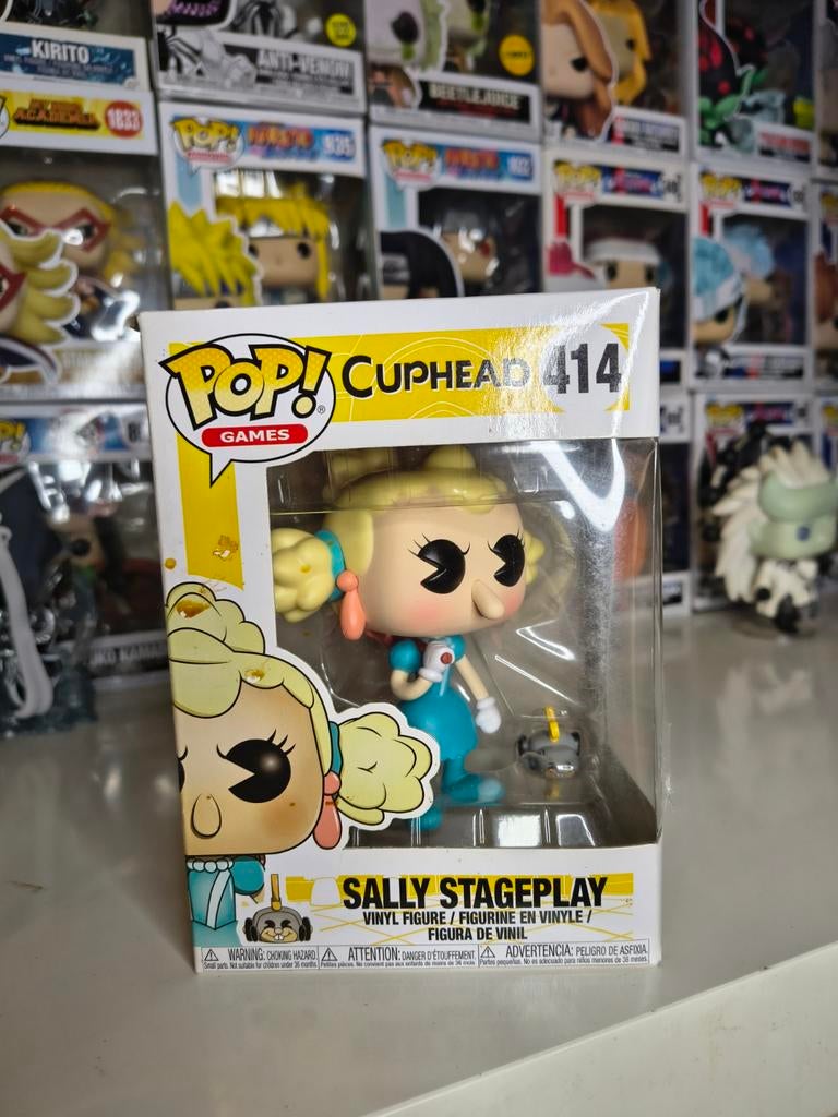Funko Pop! Games Cuphead Sally Stageplay #414, Ophalen of Verzenden, Nieuw