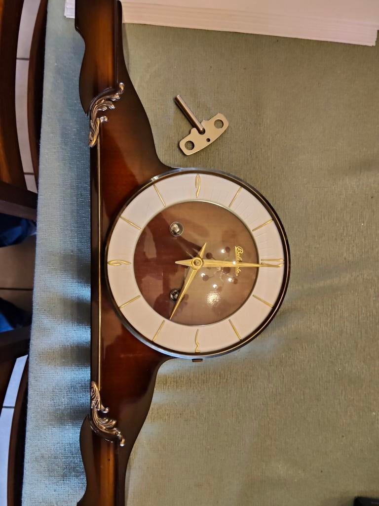 Mantelklok Belcanto in art- deco stijl., Antiek en Kunst, Ophalen of Verzenden