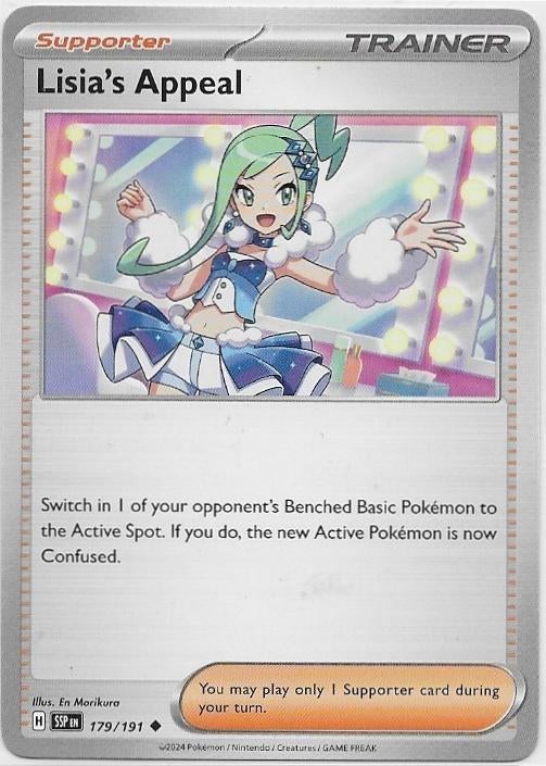 Surging Sparks,  Lisia's Appeal [uncommon] 179/191, Verzenden, Nieuw, Losse kaart