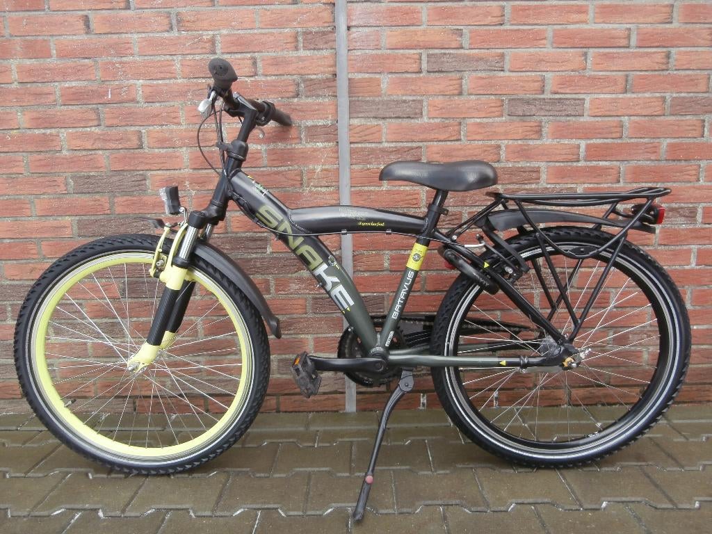 Zeer nette Batavus Snake 24 inch. zwart-geel, Ophalen, 24 inch, Versnellingen, Batavus