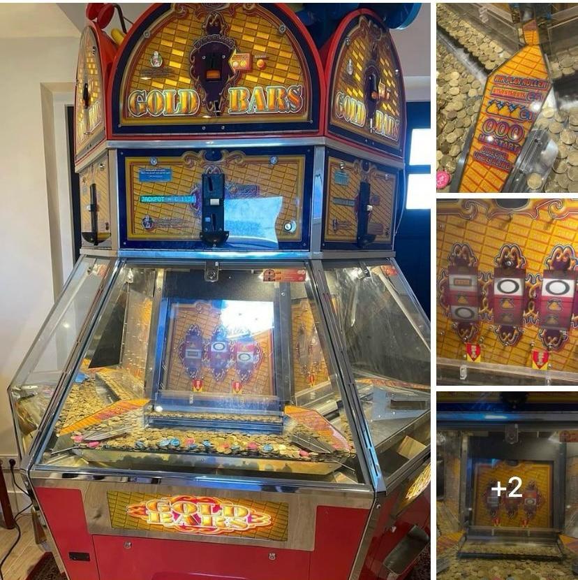 Gouden Munten Duwautomaat - Gold Bars Coin Pusher, Ophalen, Gebruikt