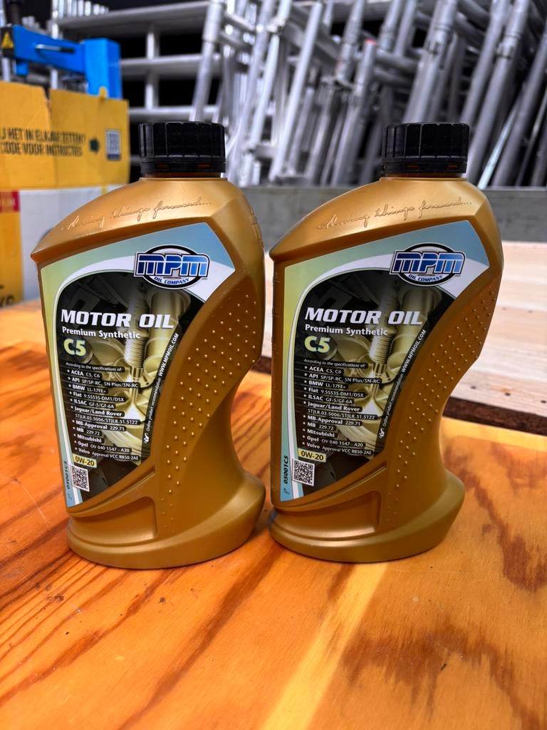 MPM motorolie 0W20 C5 2 liter nieuw, Ophalen