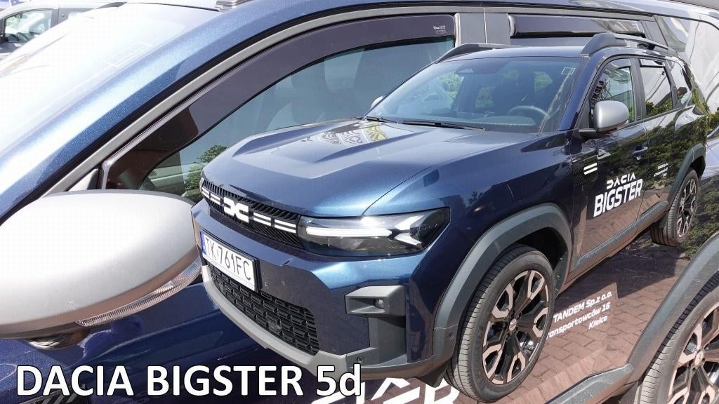 Dacia Bigster zijwindschermen raamspoilers smoke visors, Ophalen of Verzenden, Nieuw