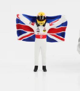 95970: CT069 - Lewis Hamilton - McLaren - 2007 - With flag, Overige merken, C/ Segorbe 37 – 03206 – Elche – Alicante, Cartrix
