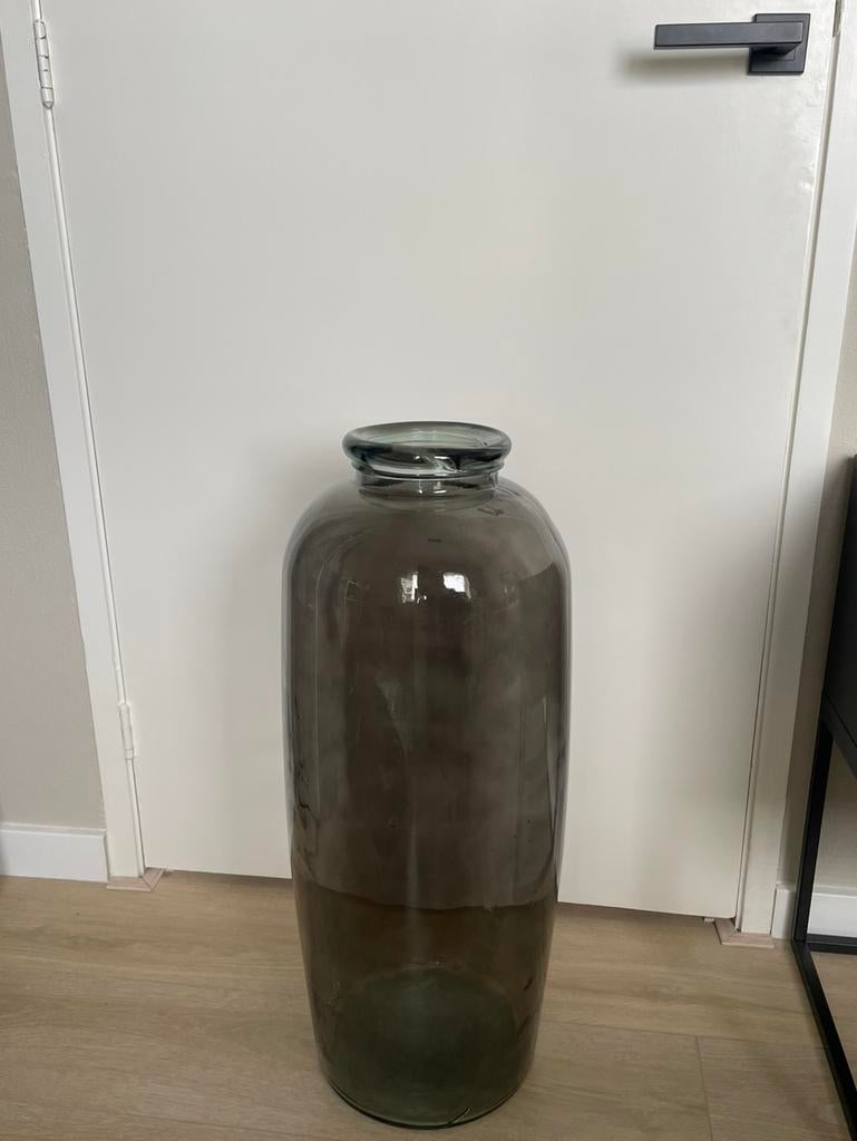 Vaas Loods5, Huis en Inrichting, Woonaccessoires | Vazen, Overige kleuren, Ophalen of Verzenden, Minder dan 50 cm, Glas