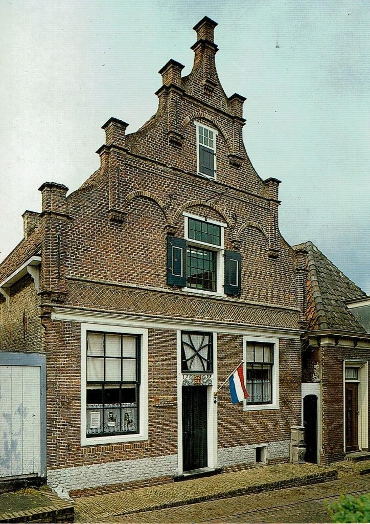 Ansichtkaart Texel, Oudheidkamer Den Burg, gevel, Ophalen of Verzenden, 1980 tot heden, Ongelopen, Waddeneilanden