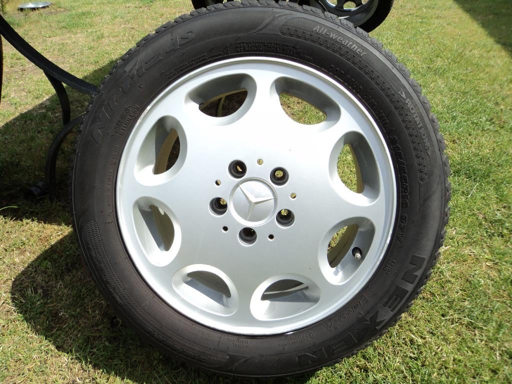 16 inch 8 loch velgen orgineel mercedes lemmers  et 41 w124, Auto-onderdelen, Banden en Velgen, Ophalen, Gebruikt, Velg(en), 16 inch