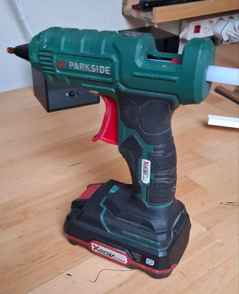 Parkside lijmpistool 20V GEZOCHT, Ophalen of Verzenden