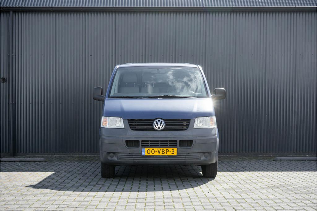 Volkswagen Transporter T5 1.9TDI | 1ste eigenaar | Airco | T, Auto's, Bestelauto's, Voorwielaandrijving, Zwart, 4 cilinders, Origineel Nederlands