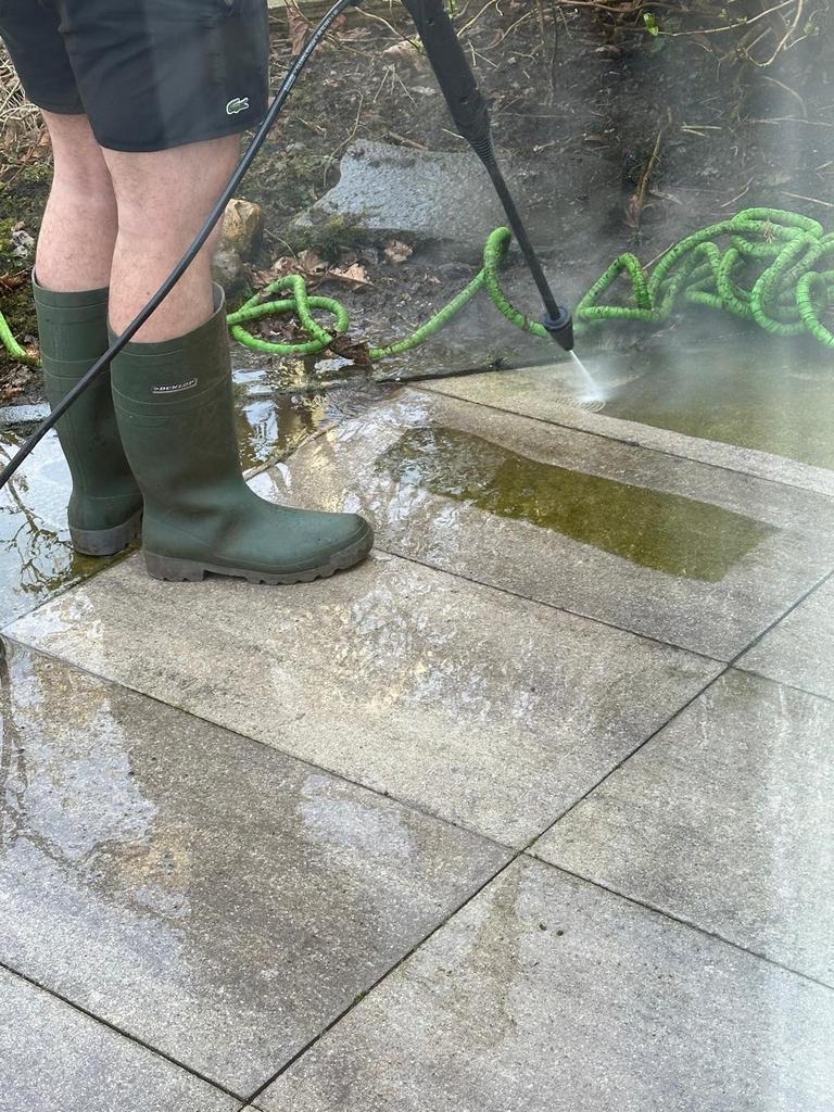 Terras Reinigen | Groene Aanslag Weg | Leiden e.o., Tuin en Terras, Ophalen, Overige materialen, Klinkers, Nieuw