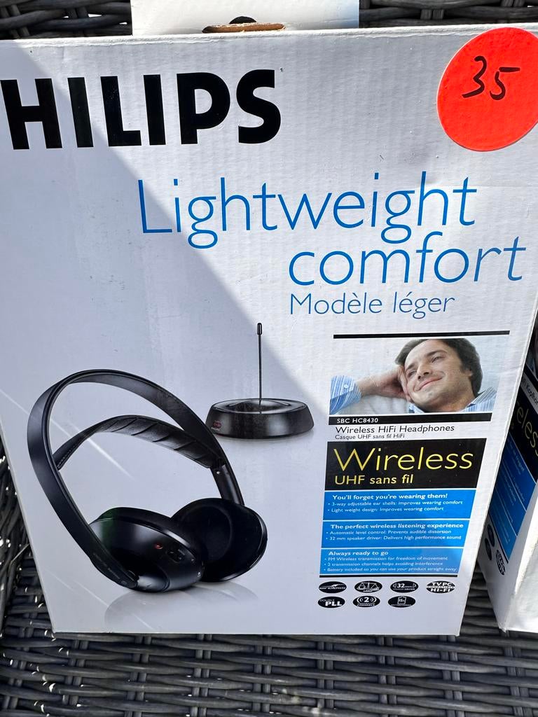 3x Philips Draadloze Koptelefoons - Nieuw in Doos, Philips, Nieuw, Ophalen of Verzenden, Over oor (circumaural)