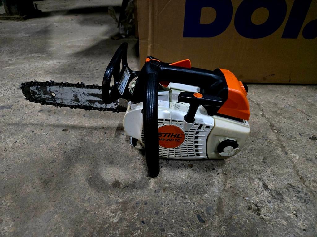 Stihl MS201 T Tophandle kettingzaag | M-Tronic | 30cm MS201T, Info@stihl.nl, Gebruikt, Stihl MS201 T tophandel, Overige soorten