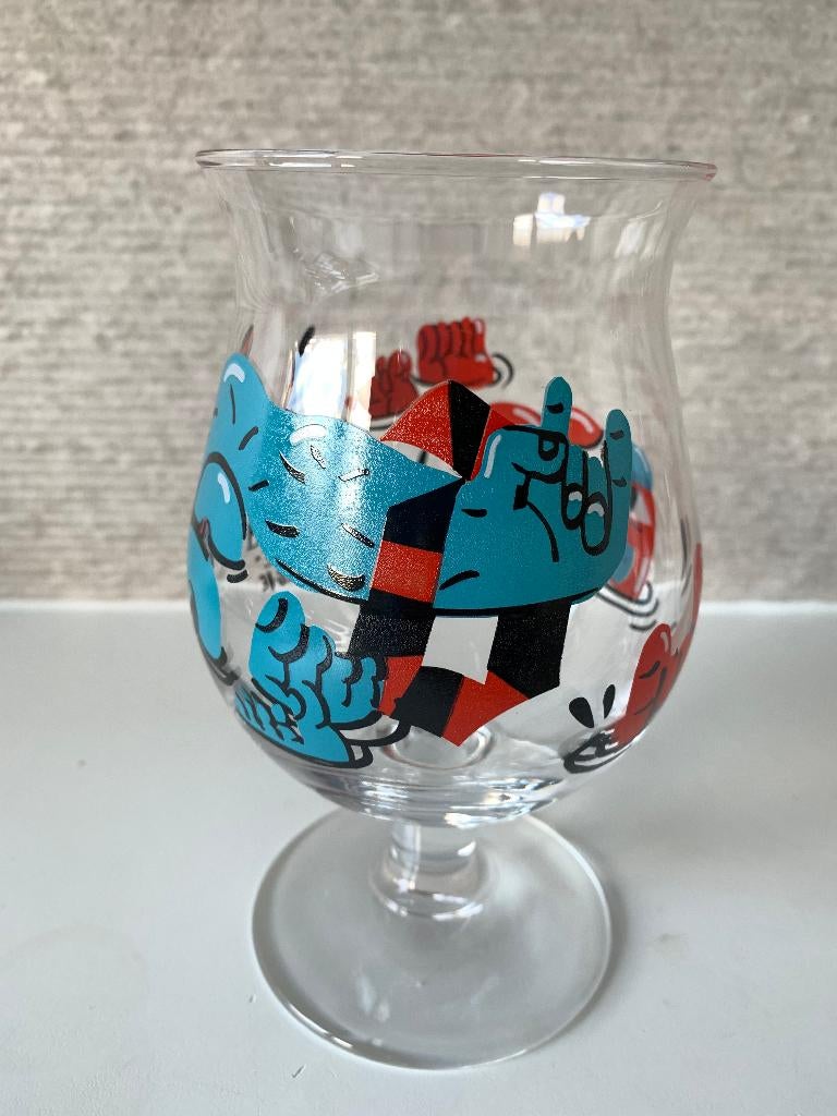 Nieuw Collector Duvel glas Nina Vandeweghe, Verzamelen, Ophalen of Verzenden, Nieuw, Glas of Glazen, Duvel